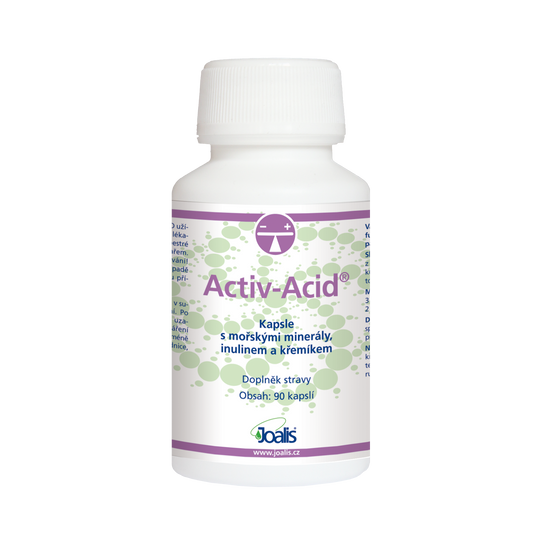 Activ-Acid dietary supplement capsules for mineral deficiencies and acidification support