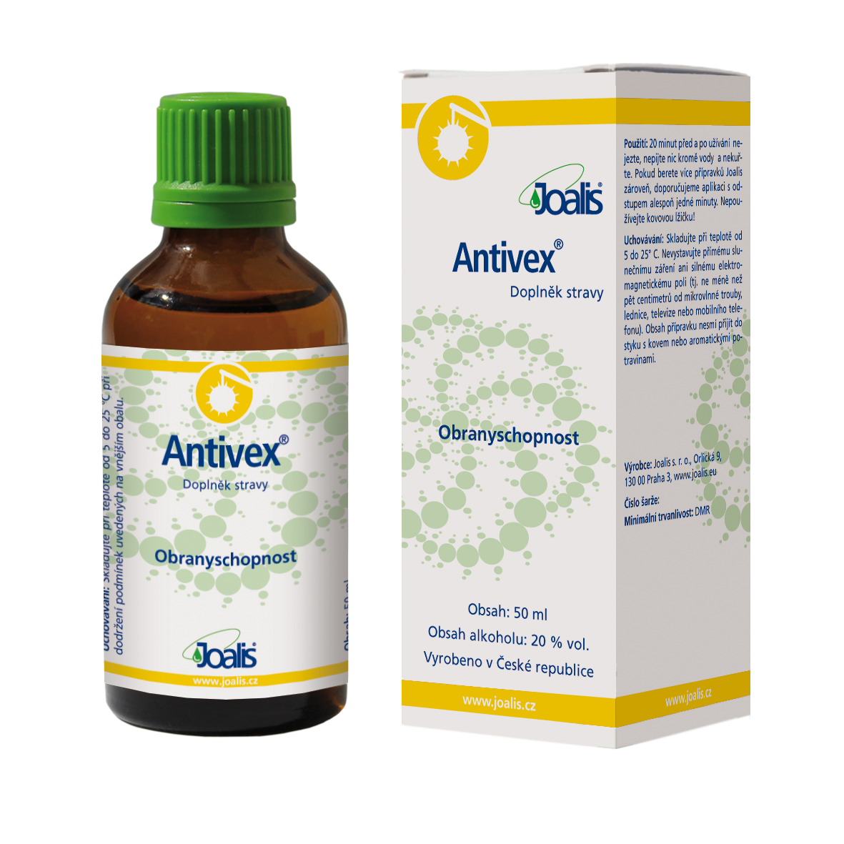 Antivex 50ml immune support supplement for detoxifying viruses and microbial pathogens