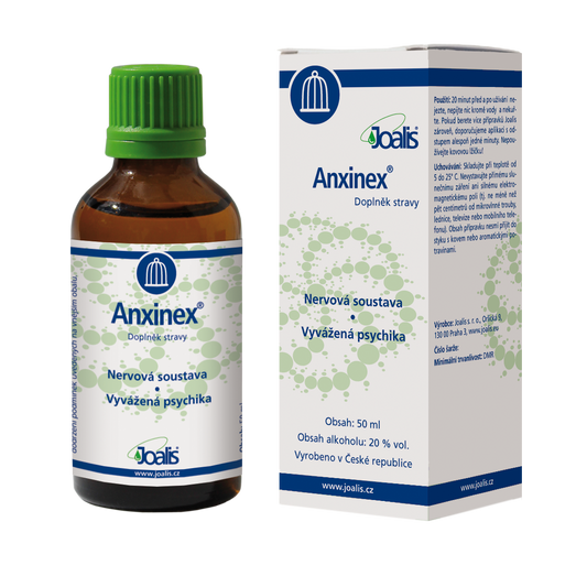 Anxinex 50ml natural supplement for anxiety and nervous system balance by Joalis