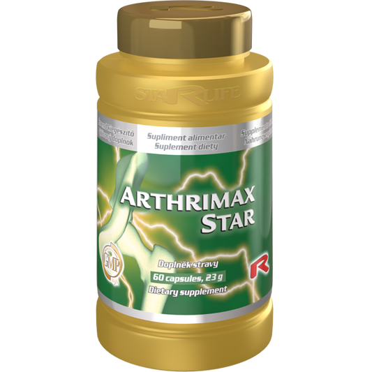 Arthrimax Star dietary supplement for arthrosis and joint health, 60 capsules bottle