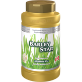 Barley Star dietary supplement bottle with sprouted barley, 60 tablets for health and detoxification