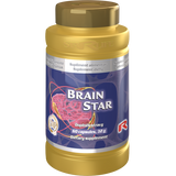 Brain Star dietary supplement bottle with 60 capsules for brain health and cognitive support