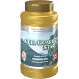Cell Guard Star antioxidant dietary supplement bottle with 60 capsules for immune support and physical performance enhancement.