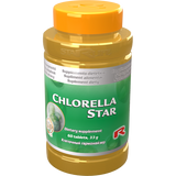 Chlorella Star dietary supplement bottle with 60 tablets for immune support and detoxification
