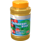 Cranberry Star dietary supplement bottle with 60 softgels for antioxidant and cardiovascular support