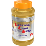 Bottle of Creatine Caps Star dietary supplement with 60 capsules for muscle strength and energy enhancement