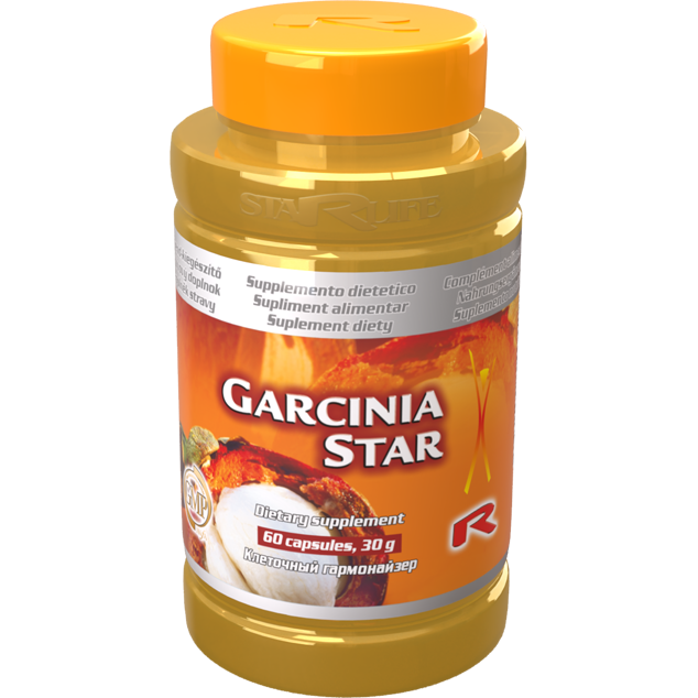 Garcinia Star weight loss dietary supplement bottle with 60 capsules