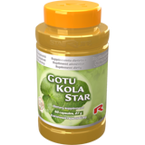 Gotu Kola Star dietary supplement bottle with 60 capsules for brain and circulatory support