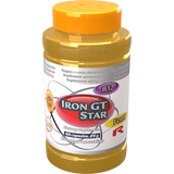 Iron GT Star dietary supplement bottle with 60 capsules for energy, immune support, and red blood cell production iron supplement