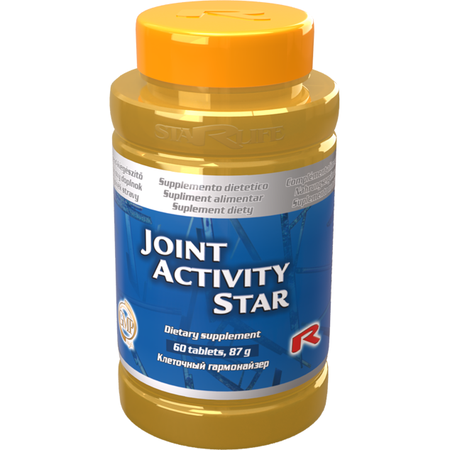 Joint Activity Star dietary supplement with glucosamine for joint health, 60 tablets bottle