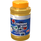 L-Tyrosine Star dietary supplement bottle with 60 capsules for amino acid support