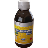 120 ml Multivitamin Star dietary supplement bottle with vitamin and mineral blend for immunity and vitality