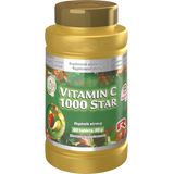 Bottle of Vitamin C 1000 Star dietary supplement with 60 tablets for immune support and antioxidant benefits