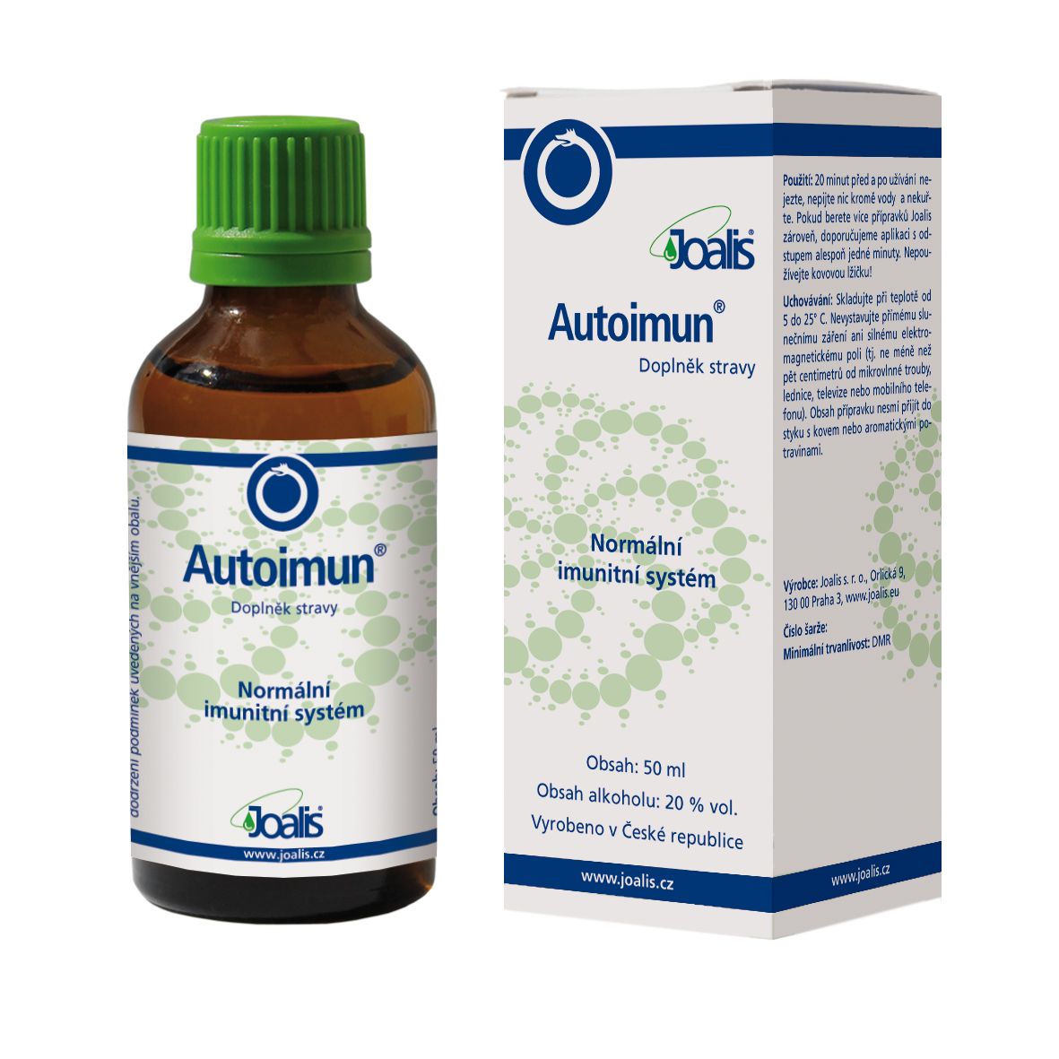 Autoimun 50ml dietary supplement for normal immune system support targeting autoimmunity with plant extracts and vitamins B6 and B12