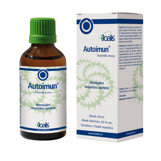 Autoimun 50ml dietary supplement for normal immune system support targeting autoimmunity with plant extracts and vitamins B6 and B12