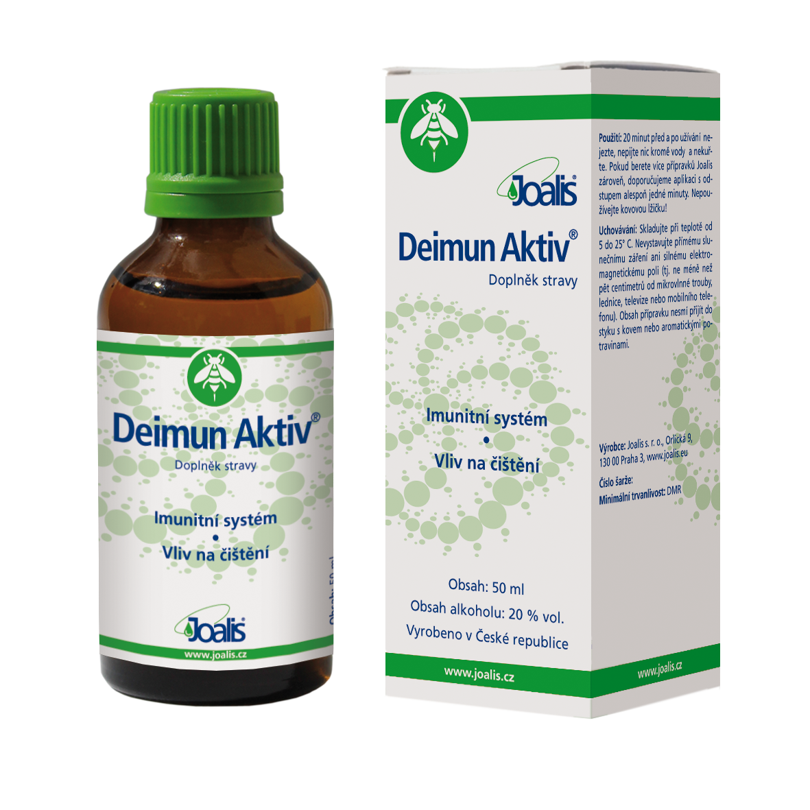Deimun Aktiv 50ml immune system supplement for detoxification from vaccine toxins and Covid effects