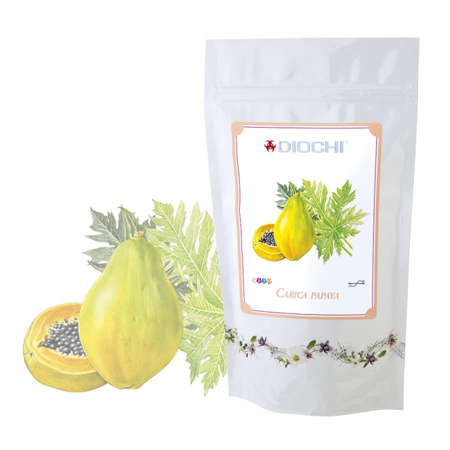 Carica papaya herbal tea 80g for digestion and fat reduction with papaya leaves packaging