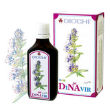 DiNAvir 50 ml natural dietary supplement with hyssop and essential oils supporting respiratory and immune system health