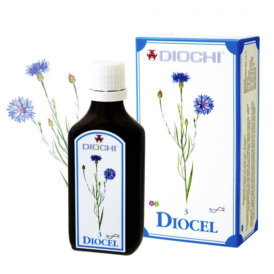 Diocel 50ml dietary supplement drops for prostate and urinary system support with natural herbs and essential oils