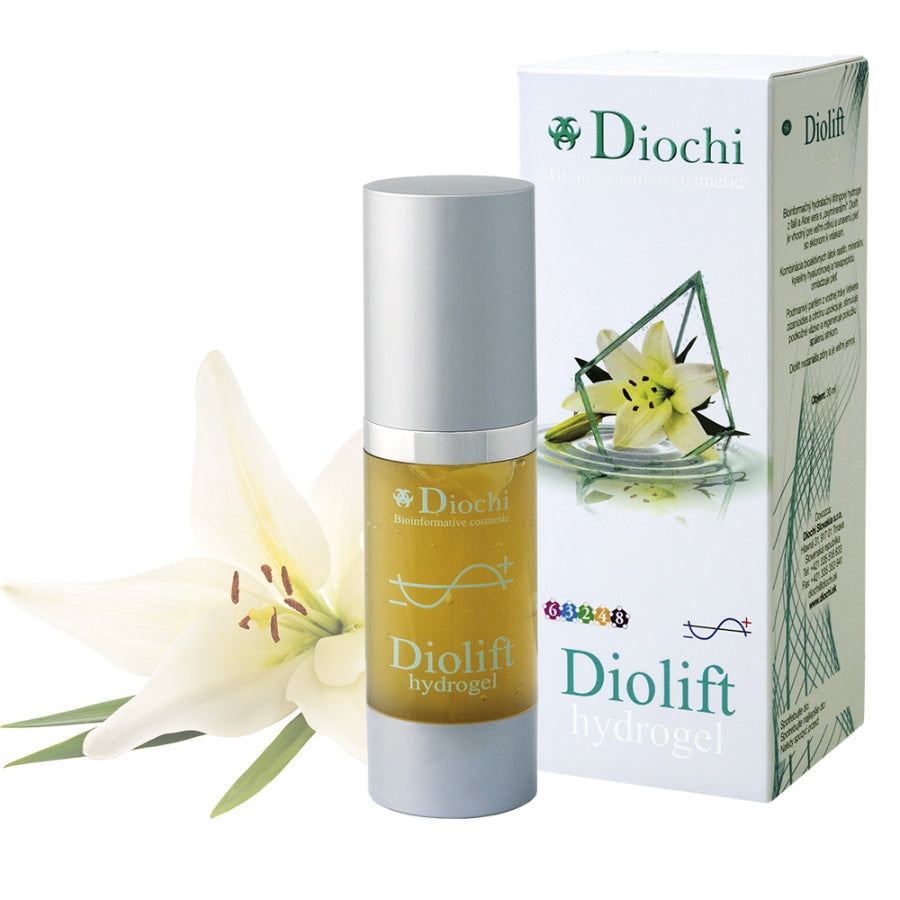 Diolift lifting gel hydrogel with Lily and Aloe Vera for skin hydration and wrinkle reduction 30ml