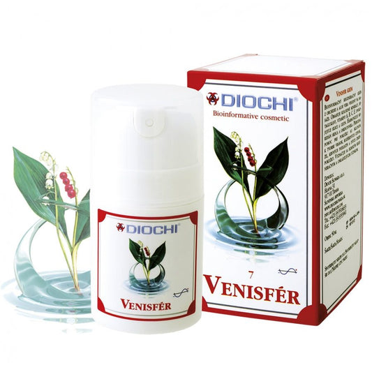 Venisfér cream 50 ml for vascular system function with ozonized oils and herbal extracts, supports skin and vein health.