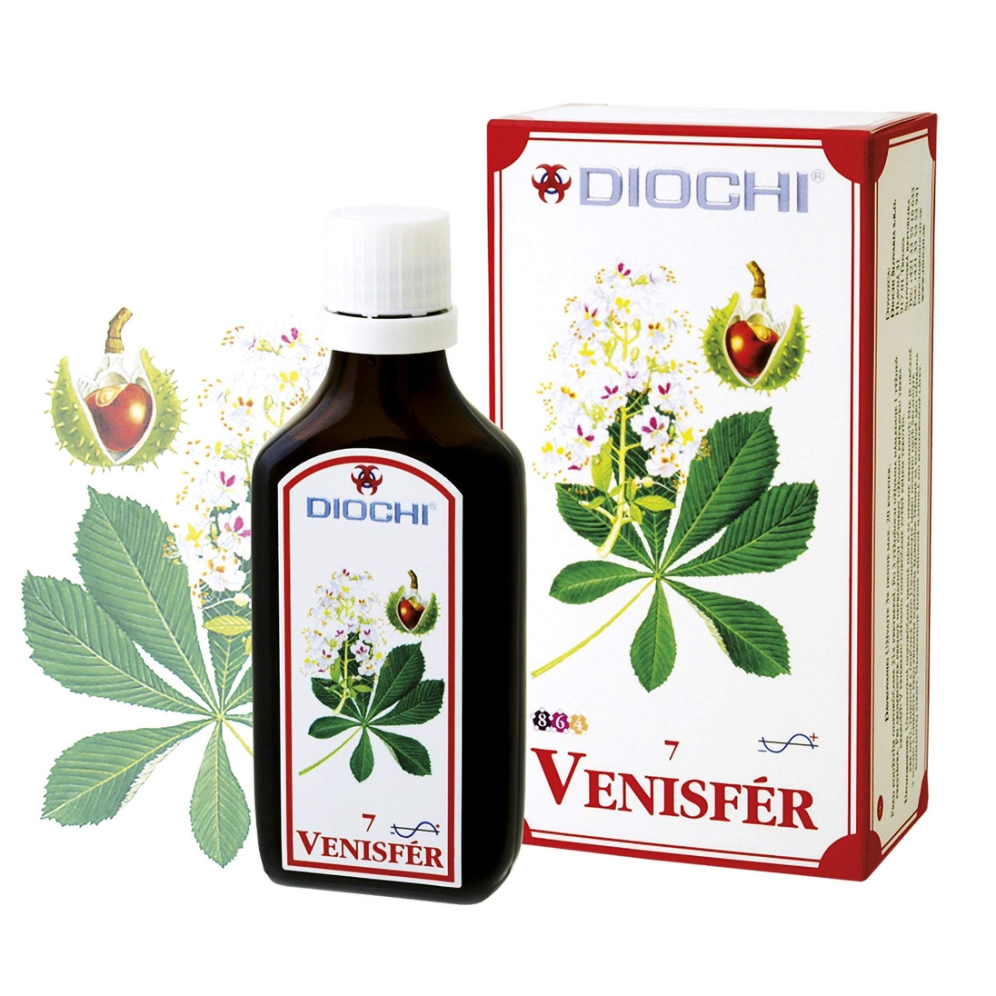 Venisfér 50 ml natural supplement for blood pressure and vascular system support with plant extracts and essential oils
