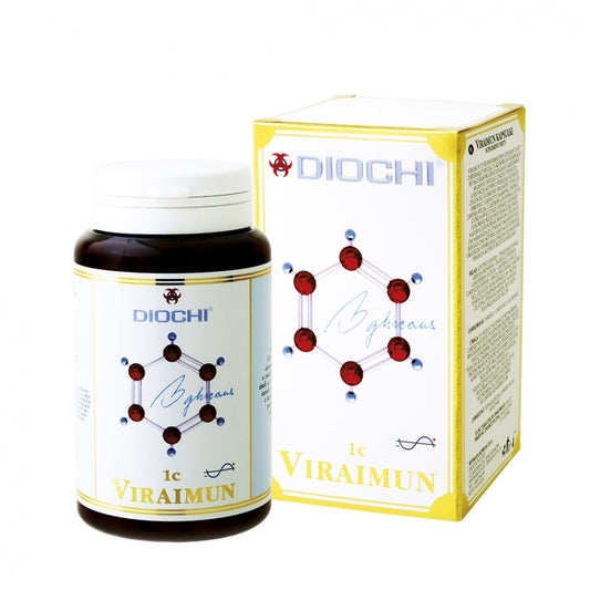 Viraimun dietary supplement bottle and box with mushroom extracts for immune support