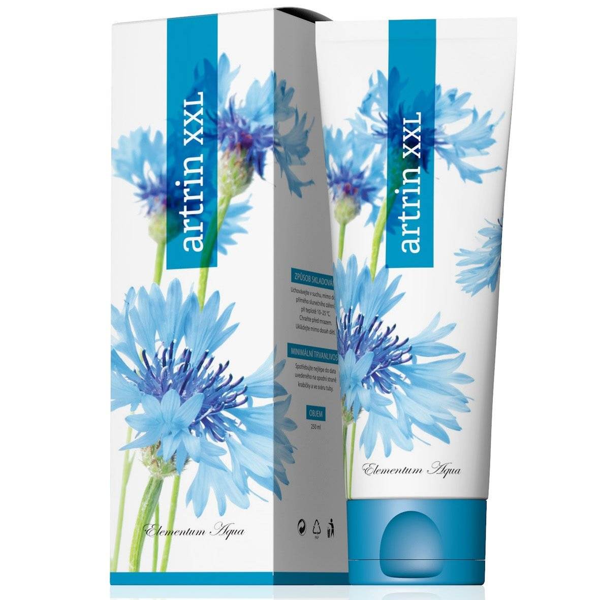 Artrin XXL 250ml therapeutic cream for gout relief and inflammation with herbal extracts