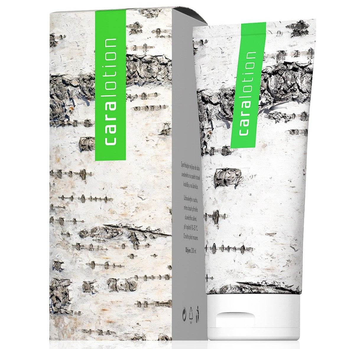 Caralotion 200ml body lotion for moisturizing and regenerating sensitive, dry, and irritated skin with natural mineral and herbal extracts