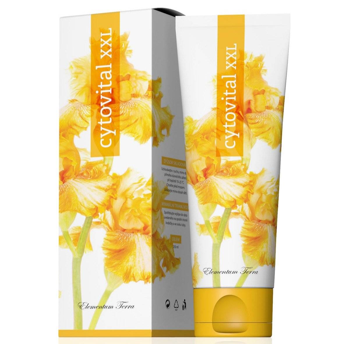 Cytovital XXL regenerating cream 250ml for skin rejuvenation and repair with herbal extracts and essential oils