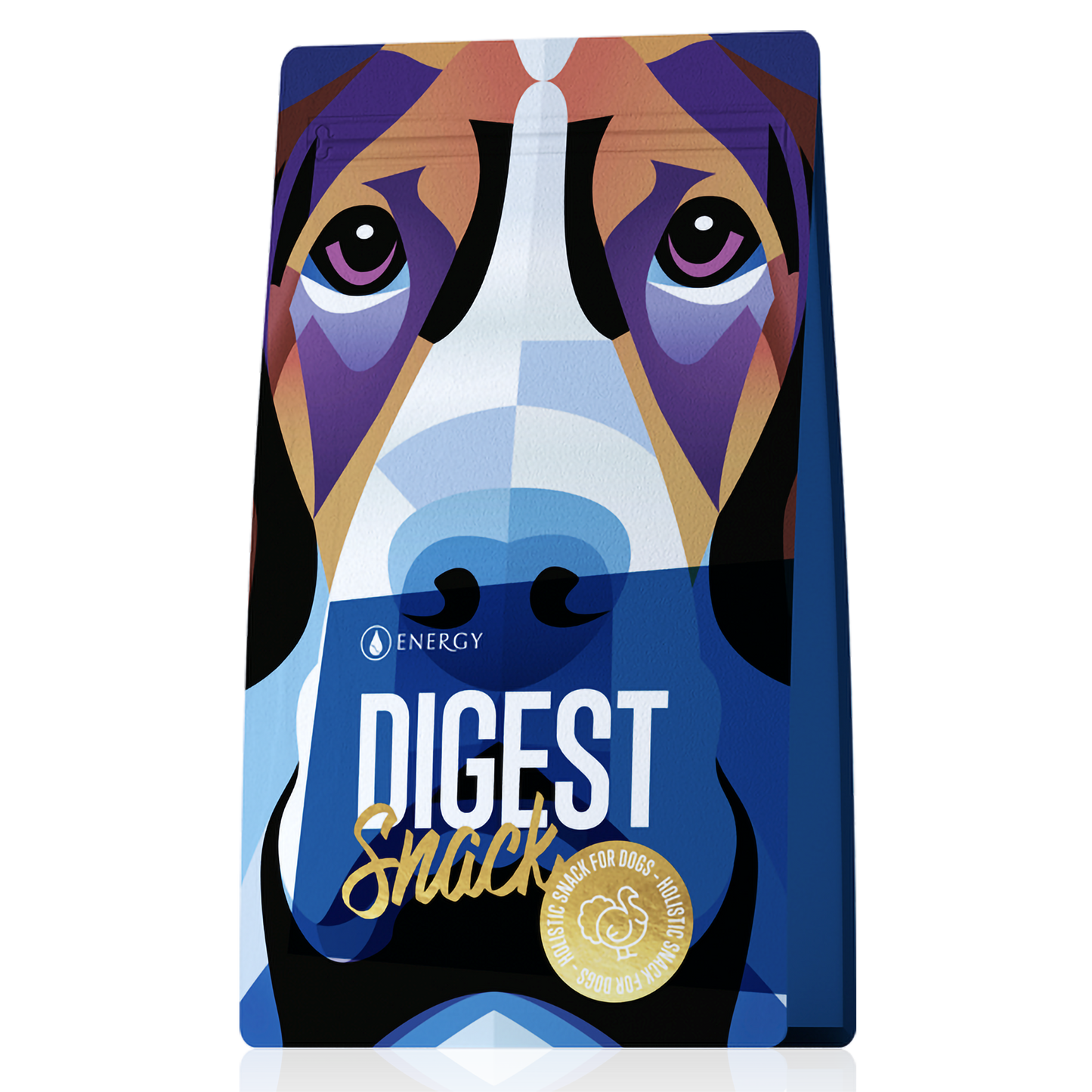 Digest supplement for dog with turkey meat and herbs in 100g pack