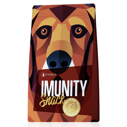 Imunity Snack 100g functional dog treats with herbs supporting immune and digestive health supplement for dog