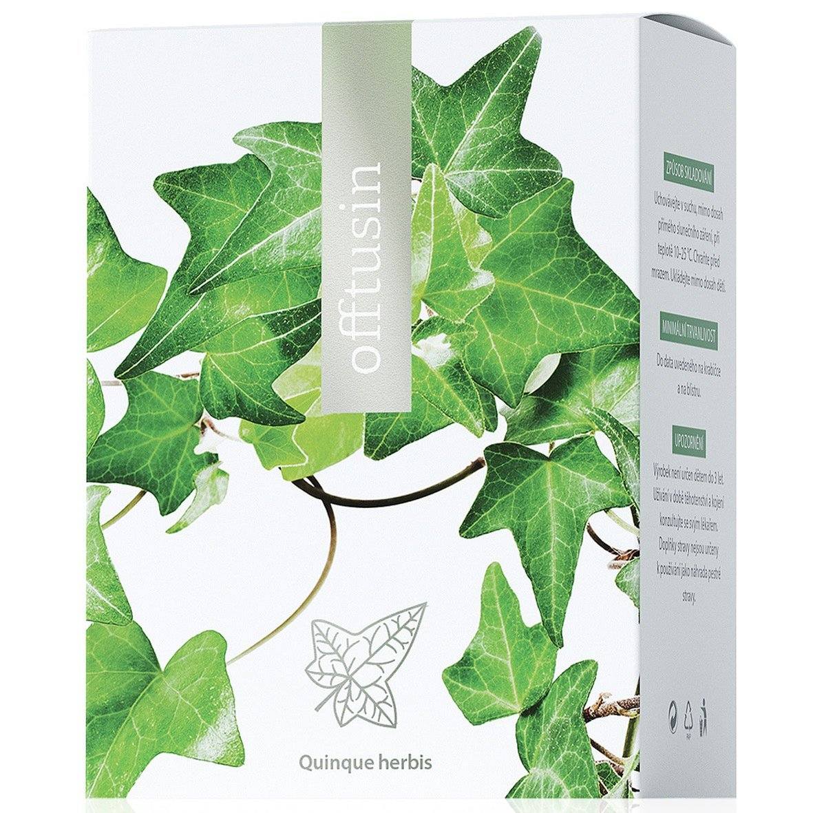 Offtusin dietary supplement for respiratory infection support with natural extracts in 60 tablets packaging