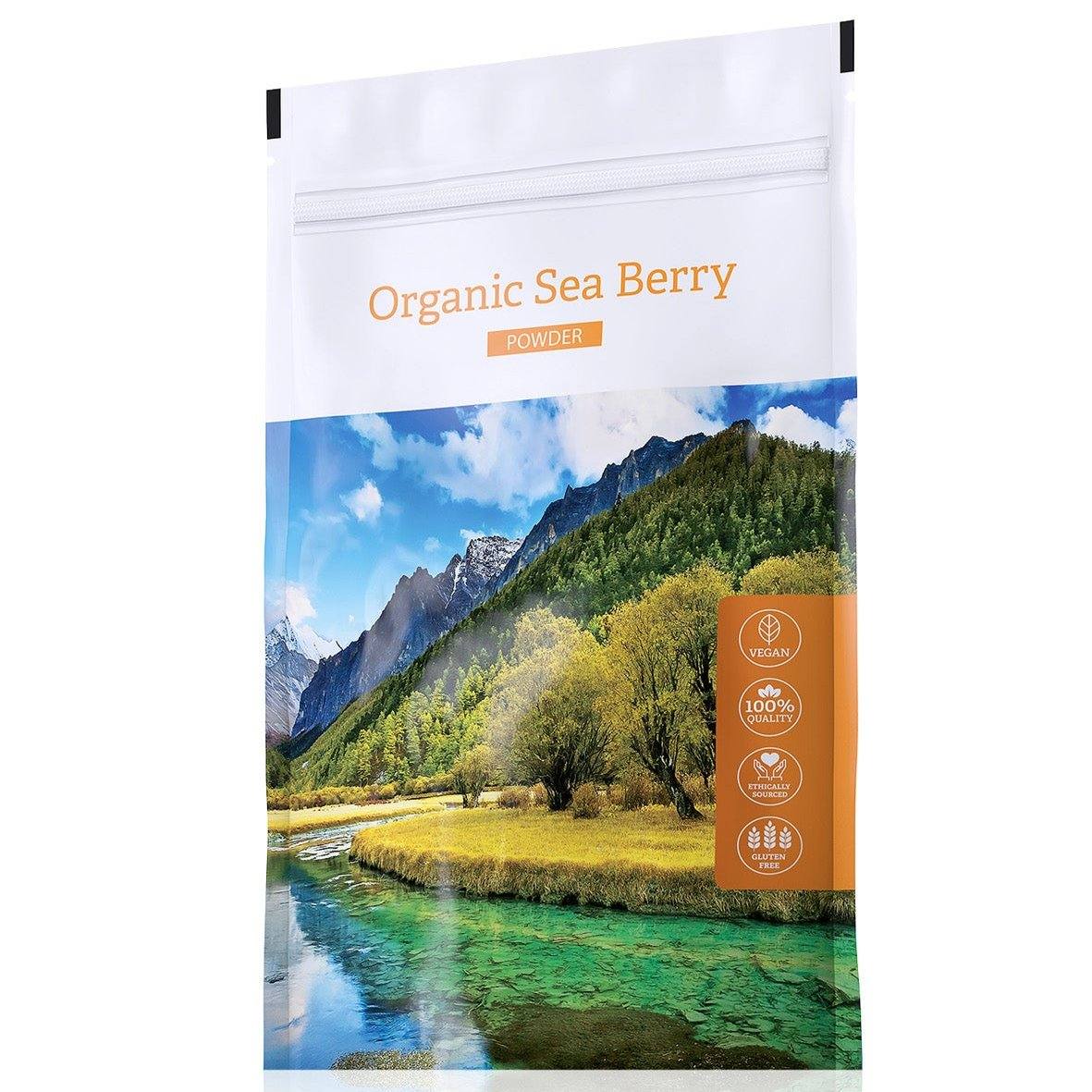 Organic Sea Berry powder 100g pack with natural energy and immunity support