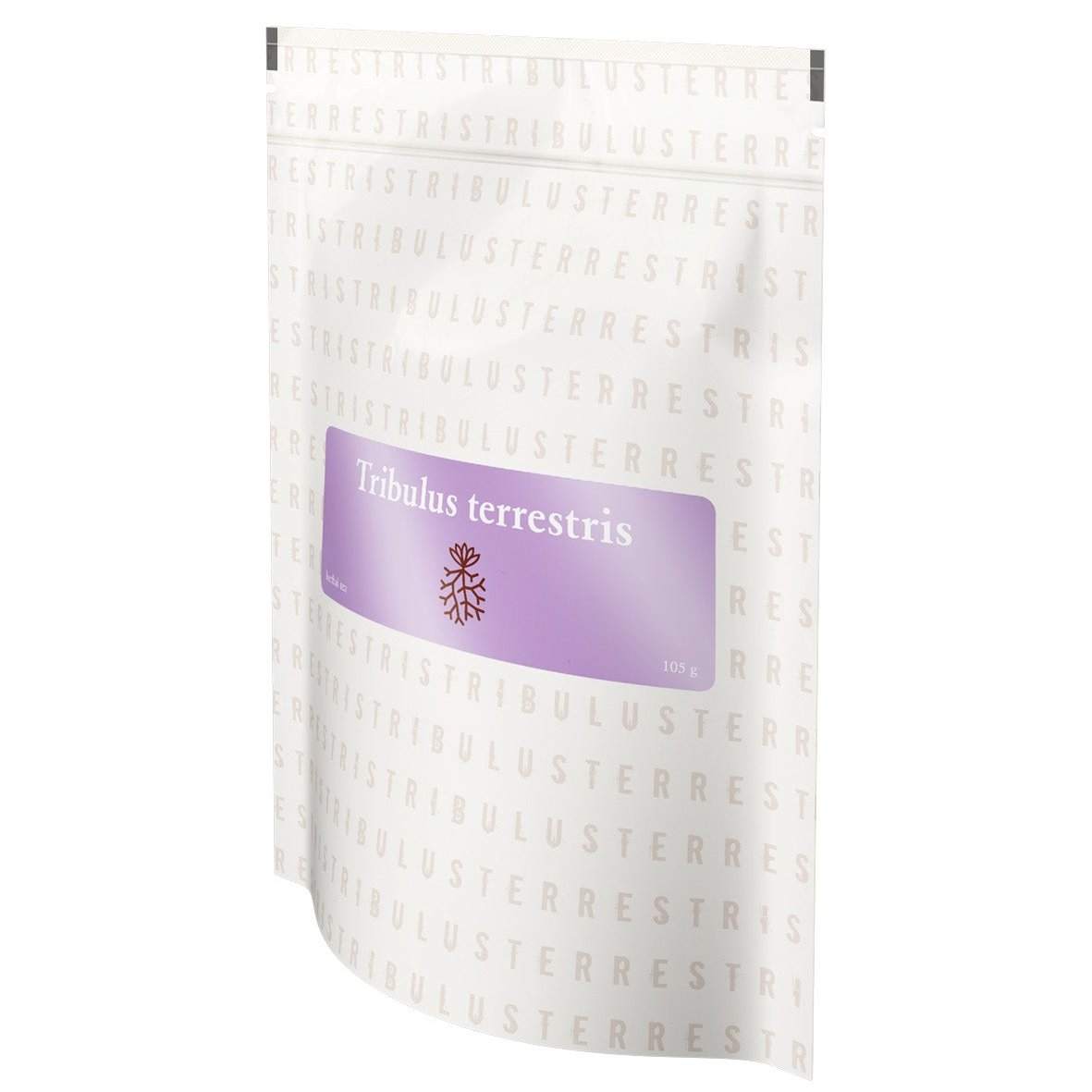 Tribulus Terrestris herbal tea for hormonal and urinary health, 105g packaging