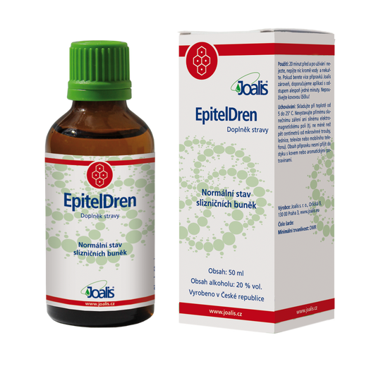 Joalis EpitelDren 50ml supplement for detoxifying and supporting healthy epithelial cells and mucous membranes