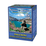 Dalchini Ayurvedic tea for respiratory and nasal relief, 100g packaging from Nepal