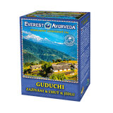 Guduchi Ayurvedic tea for digestion and appetite, 100g Everest Ayurveda packaging with Himalayan herbs ingredients