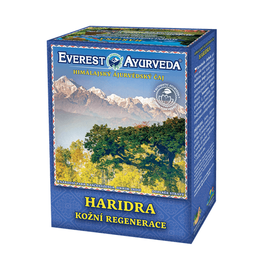 Haridra skin regeneration herbal tea with Himalayan Ayurvedic blend for skin healing and detoxification 100g
