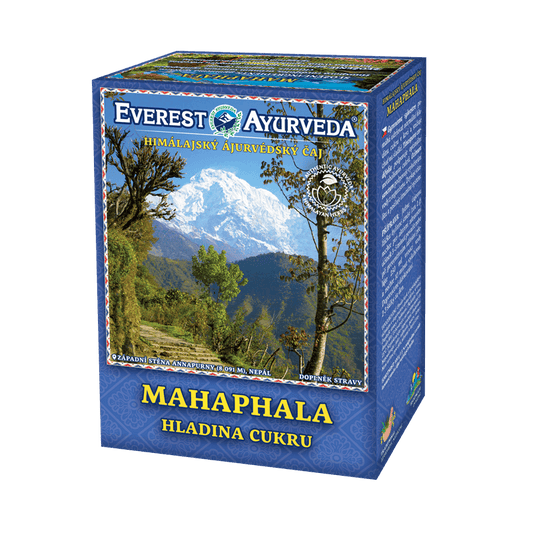 Mahaphala herbal tea for sugar level support with Himalayan Ayurvedic herbs, 100g packaging