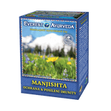 Manjishta Ayurvedic herbal tea for body defence and immunity support in 100g packaging from Nepal