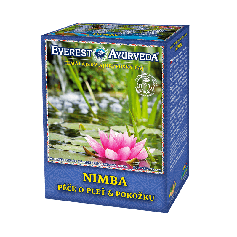 Everest Ayurveda Nimba herbal tea for skin and skin care in 100g packaging
