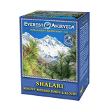 Shalari herbal tea for urinary metabolism and joint health with Himalayan Ayurvedic ingredients in 100g box