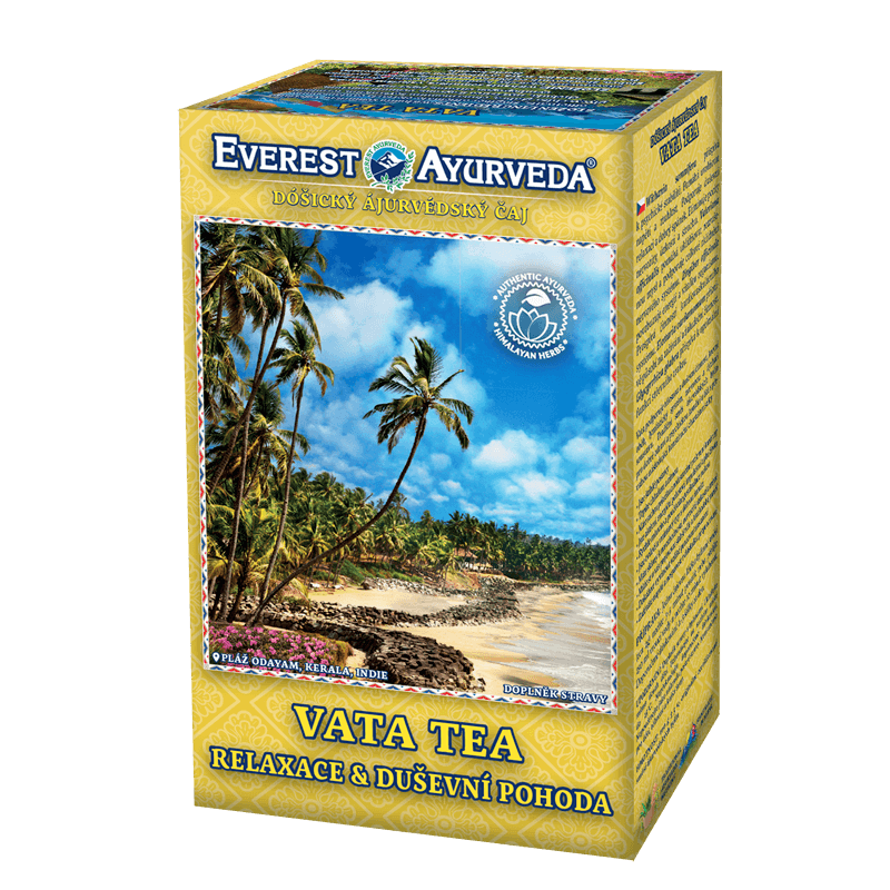 Everest Ayurveda Vata Tea for mental stability and relaxation, 100g loose Himalayan herbal blend