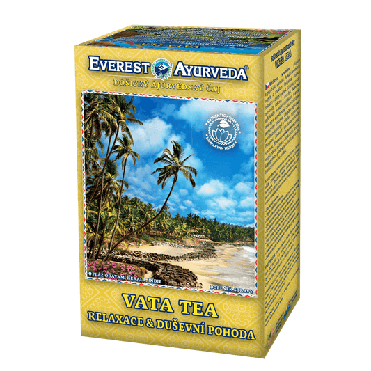 Everest Ayurveda Vata Tea for mental stability and relaxation, 100g loose Himalayan herbal blend