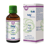Fatig supplement bottle and packaging for fatigue relief and vitality boost 50ml