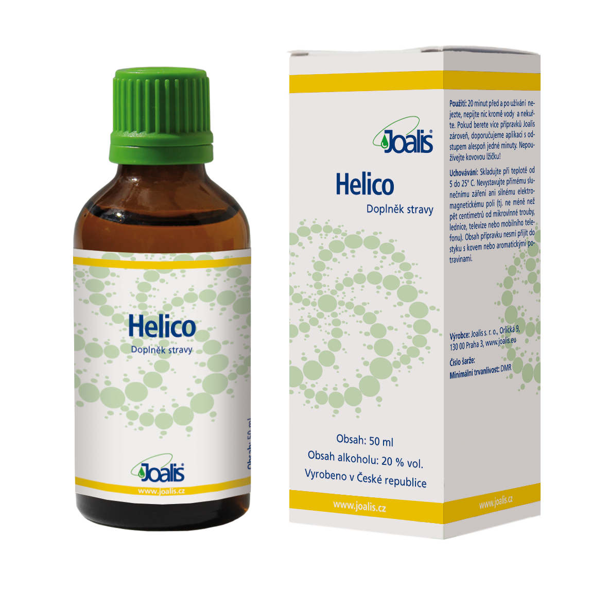 Joalis Helico 50ml dietary supplement for Helicobacter digestive health support