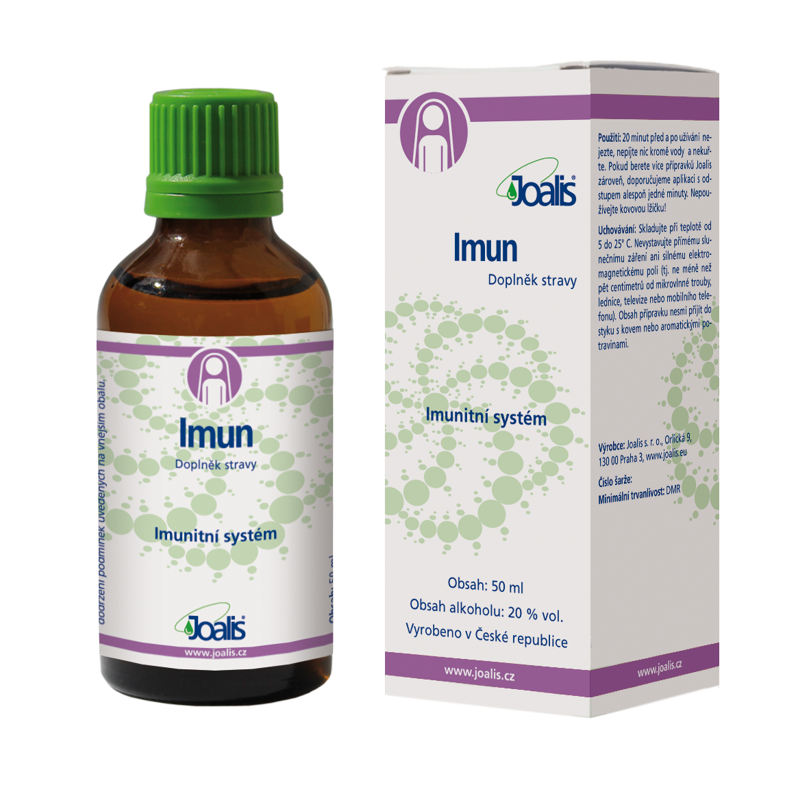 Joalis Imun 50ml dietary supplement for immunity support and immune system detoxification