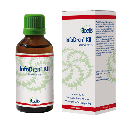 InfoDren K2 50ml dietary supplement supporting connective tissue sheaths and internal organ detoxification