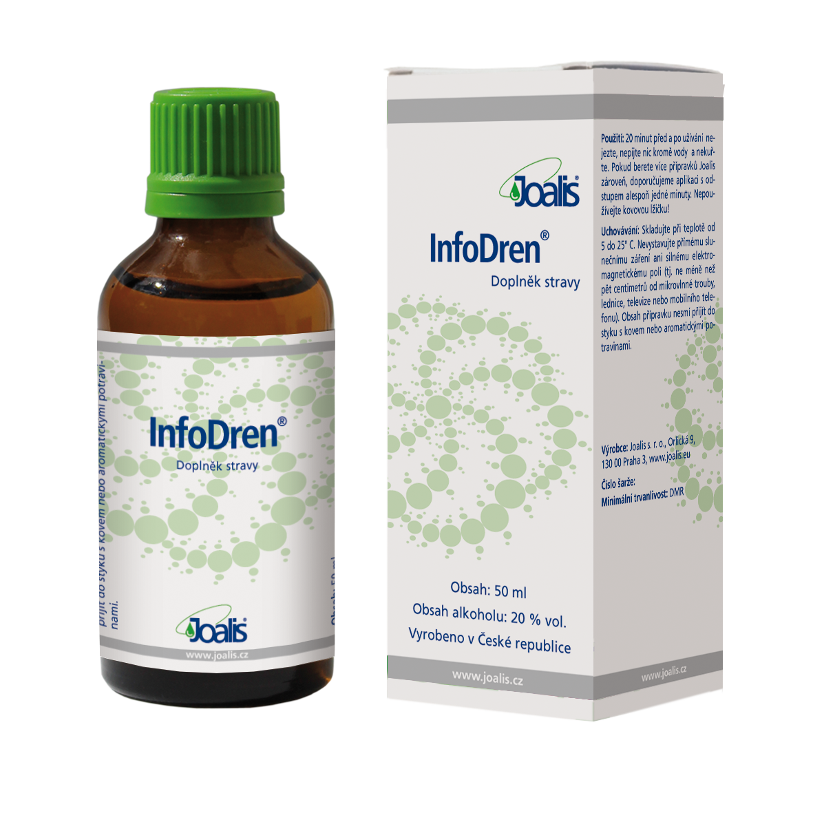 Antimetal Hg 50ml bottle and box dietary supplement for mercury detoxification by Joalis